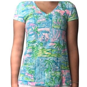 Lilly Pulitzer Printed Golf Tee! Honda Classic Capsule Collection